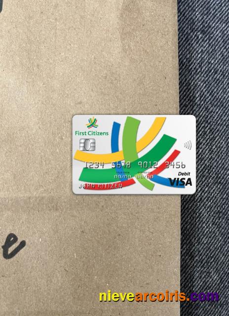 Barbados First Citizens bank visa card photolook